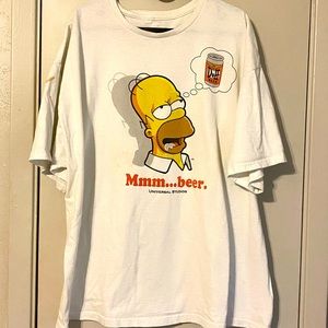 Vintage Universal Studios Homer Beer Shirt